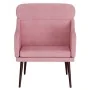 Sillón de terciopelo rosa 63x76x80 cm by , Armchairs - Ref: Foro24-351439, Price: 98,48 €, Discount: %