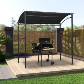 Cenador de barbacoa acero gris antracita 215x150x220 cm by , Tents and gazebos - Ref: Foro24-48603, Price: 170,10 €, Discount: %