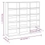 Estantería de CDs contrachapada marrón roble 102x23x89,5 cm by , CD and DVD storage - Ref: Foro24-815485, Price: 86,45 €, Dis...