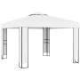 Cenador con doble techo blanco 3x3 m de , Carpas y cenadores - Ref: Foro24-47950, Precio: 229,72 €, Descuento: %