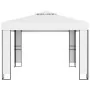 Cenador con doble techo blanco 3x3 m de , Carpas y cenadores - Ref: Foro24-47950, Precio: 229,72 €, Descuento: %
