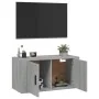 Mueble para TV de pared gris Sonoma 80x34,5x40 cm de , Muebles TV - Ref: Foro24-816630, Precio: 58,20 €, Descuento: %