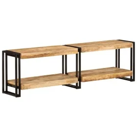 Mueble de TV madera maciza de mango 140x30x40 cm de , Muebles TV - Ref: Foro24-356171, Precio: 121,69 €, Descuento: %