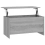 Mesa de centro madera ingeniería gris Sonoma 102x55,5x52,5 cm de , Mesas de centro - Ref: Foro24-819267, Precio: 62,04 €, Des...