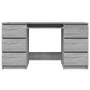 Escritorio de madera contrachapada gris Sonoma 140x50x77 cm de , Escritorios - Ref: Foro24-815439, Precio: 175,10 €, Descuent...