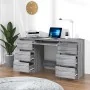 Escritorio de madera contrachapada gris Sonoma 140x50x77 cm de , Escritorios - Ref: Foro24-815439, Precio: 175,10 €, Descuent...