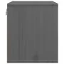 Armario de pared de madera maciza de pino gris 45x30x35 cm de , Estantes y estanterías - Ref: Foro24-813439, Precio: 38,66 €,...