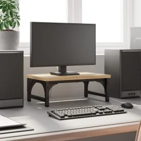 Soporte de pantalla madera ingeniería roble Sonoma 37x23x14 cm de , Bases y elevadores para ordenadores - Ref: Foro24-833996,...