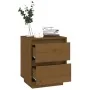 Mesitas de noche 2 uds madera de pino marrón miel 40x35x50 cm von , Nachttische - Ref: Foro24-813322, Preis: 64,25 €, Rabatt: %