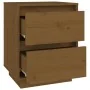 Mesitas de noche 2 uds madera de pino marrón miel 40x35x50 cm von , Nachttische - Ref: Foro24-813322, Preis: 64,25 €, Rabatt: %