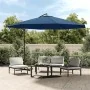 Sombrilla voladiza con poste de aluminio azul 350 cm by , Umbrellas - Ref: Foro24-47131, Price: 120,78 €, Discount: %