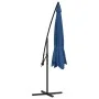 Sombrilla voladiza con poste de aluminio azul 350 cm by , Umbrellas - Ref: Foro24-47131, Price: 120,78 €, Discount: %
