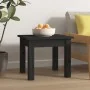 Mesa de centro de madera maciza de pino negro 35x35x30 cm by , Coffee table - Ref: Foro24-814223, Price: 36,20 €, Discount: %