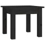 Mesa de centro de madera maciza de pino negro 35x35x30 cm by , Coffee table - Ref: Foro24-814223, Price: 36,20 €, Discount: %