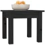 Mesa de centro de madera maciza de pino negro 35x35x30 cm by , Coffee table - Ref: Foro24-814223, Price: 36,20 €, Discount: %
