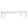 Mesa de centro de madera maciza de pino blanco 110x50x30 cm by , Coffee table - Ref: Foro24-814235, Price: 60,45 €, Discount: %