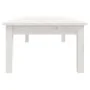 Mesa de centro de madera maciza de pino blanco 110x50x30 cm by , Coffee table - Ref: Foro24-814235, Price: 60,45 €, Discount: %
