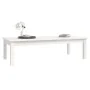 Mesa de centro de madera maciza de pino blanco 110x50x30 cm by , Coffee table - Ref: Foro24-814235, Price: 60,45 €, Discount: %