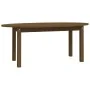 Mesa de centro madera maciza de pino marrón miel 110x55x45 cm de , Mesas de centro - Ref: Foro24-822345, Precio: 55,13 €, Des...