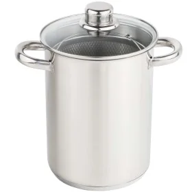 HI Olla para espárragos plateada 4 L de , Ollas altas - Ref: Foro24-429164, Precio: 29,69 €, Descuento: %