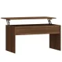 Mesa de centro madera ingeniería marrón roble 102x50,5x52,5 cm de , Mesas de centro - Ref: Foro24-819286, Precio: 72,04 €, De...