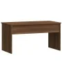 Mesa de centro madera ingeniería marrón roble 102x50,5x52,5 cm de , Mesas de centro - Ref: Foro24-819286, Precio: 72,04 €, De...
