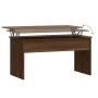 Mesa de centro madera ingeniería marrón roble 102x50,5x52,5 cm de , Mesas de centro - Ref: Foro24-819286, Precio: 72,04 €, De...