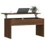 Mesa de centro madera ingeniería marrón roble 102x50,5x52,5 cm de , Mesas de centro - Ref: Foro24-819286, Precio: 72,04 €, De...