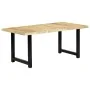 Mesa de comedor de madera maciza de mango 180x90x76 cm de , Mesas de cocina y de comedor - Ref: Foro24-283784, Precio: 341,91...
