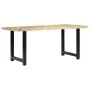 Mesa de comedor de madera maciza de mango 180x90x76 cm de , Mesas de cocina y de comedor - Ref: Foro24-283784, Precio: 341,91...