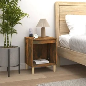 Mesita de noche roble ahumado 40x35x50 cm de , Mesitas de noche - Ref: Foro24-821868, Precio: 34,58 €, Descuento: %