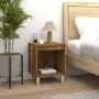 Mesita de noche roble ahumado 40x35x50 cm de , Mesitas de noche - Ref: Foro24-821868, Precio: 34,58 €, Descuento: %