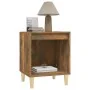 Mesita de noche roble ahumado 40x35x50 cm de , Mesitas de noche - Ref: Foro24-821868, Precio: 34,58 €, Descuento: %