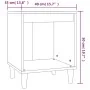 Mesita de noche roble ahumado 40x35x50 cm de , Mesitas de noche - Ref: Foro24-821868, Precio: 34,58 €, Descuento: %