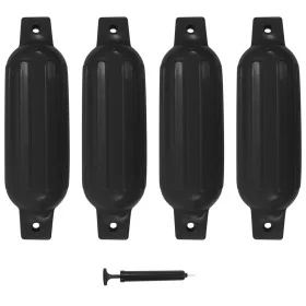 Parachoques para barco 4 unidades PVC negro 41x11,5 cm de , Atracada y anclaje - Ref: Foro24-92380, Precio: 47,58 €, Descuent...