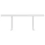 Respaldo para sofá de palets 110 cm hierro blanco de , Accesorios para muebles de jardín - Ref: Foro24-315792, Precio: 49,15 ...