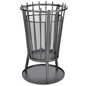 HI Brasero de jardín antichispas negro 40x61 cm by , Chimneys - Ref: Foro24-429151, Price: 67,61 €, Discount: %