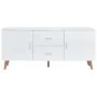 Aparador de MDF blanco 160x40x70 cm de , Aparadores - Ref: Foro24-247305, Precio: 234,78 €, Descuento: %