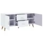 Aparador de MDF blanco 160x40x70 cm de , Aparadores - Ref: Foro24-247305, Precio: 234,78 €, Descuento: %