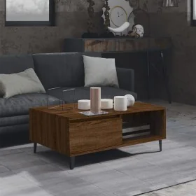 Mesa de centro madera de ingeniería roble marrón 90x60x35 cm by , Coffee table - Ref: Foro24-813175, Price: 65,80 €, Discount: %
