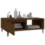 Mesa de centro madera de ingeniería roble marrón 90x60x35 cm by , Coffee table - Ref: Foro24-813175, Price: 65,80 €, Discount: %