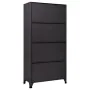 Taquilla de acero gris antracita y rojo 90x45x180 cm by , Lockers and storage cabinets - Ref: Foro24-339809, Price: 389,64 €,...