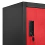 Taquilla de acero gris antracita y rojo 90x45x180 cm by , Lockers and storage cabinets - Ref: Foro24-339809, Price: 389,64 €,...