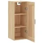 Armario de pared madera ingeniería roble Sonoma 34,5x34x90 cm de , Aparadores - Ref: Foro24-830503, Precio: 49,86 €, Descuent...