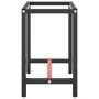 Estructura banco de trabajo metal negro y rojo mate 70x50x79cm by , Table legs - Ref: Foro24-151449, Price: 75,33 €, Discount: %