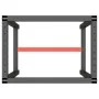 Estructura banco de trabajo metal negro y rojo mate 70x50x79cm by , Table legs - Ref: Foro24-151449, Price: 75,33 €, Discount: %