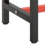 Estructura banco de trabajo metal negro y rojo mate 70x50x79cm by , Table legs - Ref: Foro24-151449, Price: 75,33 €, Discount: %