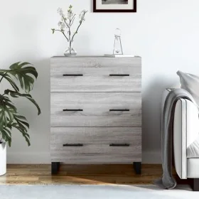 Aparador de madera de ingeniería gris Sonoma 69,5x34x90 cm by , Sideboards - Ref: Foro24-827882, Price: 109,64 €, Discount: %