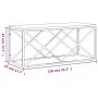 Mesa de centro acero inoxidable y madera maciza reciclada de , Mesas de centro - Ref: Foro24-349966, Precio: 102,37 €, Descue...