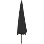 Sombrilla de jardín con luces LED negro 400 cm de , Sombrillas - Ref: Foro24-312536, Precio: 100,15 €, Descuento: %